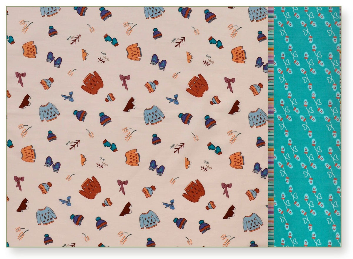 Burrito Pillowcase Kit | Easy Beginner Sewing Kit | Coral & Olive ...