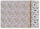 Pine Lullaby Snuggery burrito pillowcase kit: sketched bear print body, mustard flange, pine tree cuff